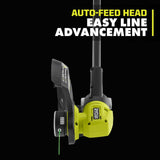 RYOBI ONE+ 18-Volt Lithium-Ion Cordless String Trimmer/Edger - 4.0 Ah Battery and Charger Included