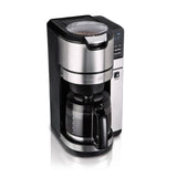 12-Cup Black Programmable Grind and Brew Coffee Maker