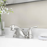 New Lower Price; Delta Foundations Chrome 2-Handle 4-in Centerset WaterSense Bathroom Sink Faucet with Drain