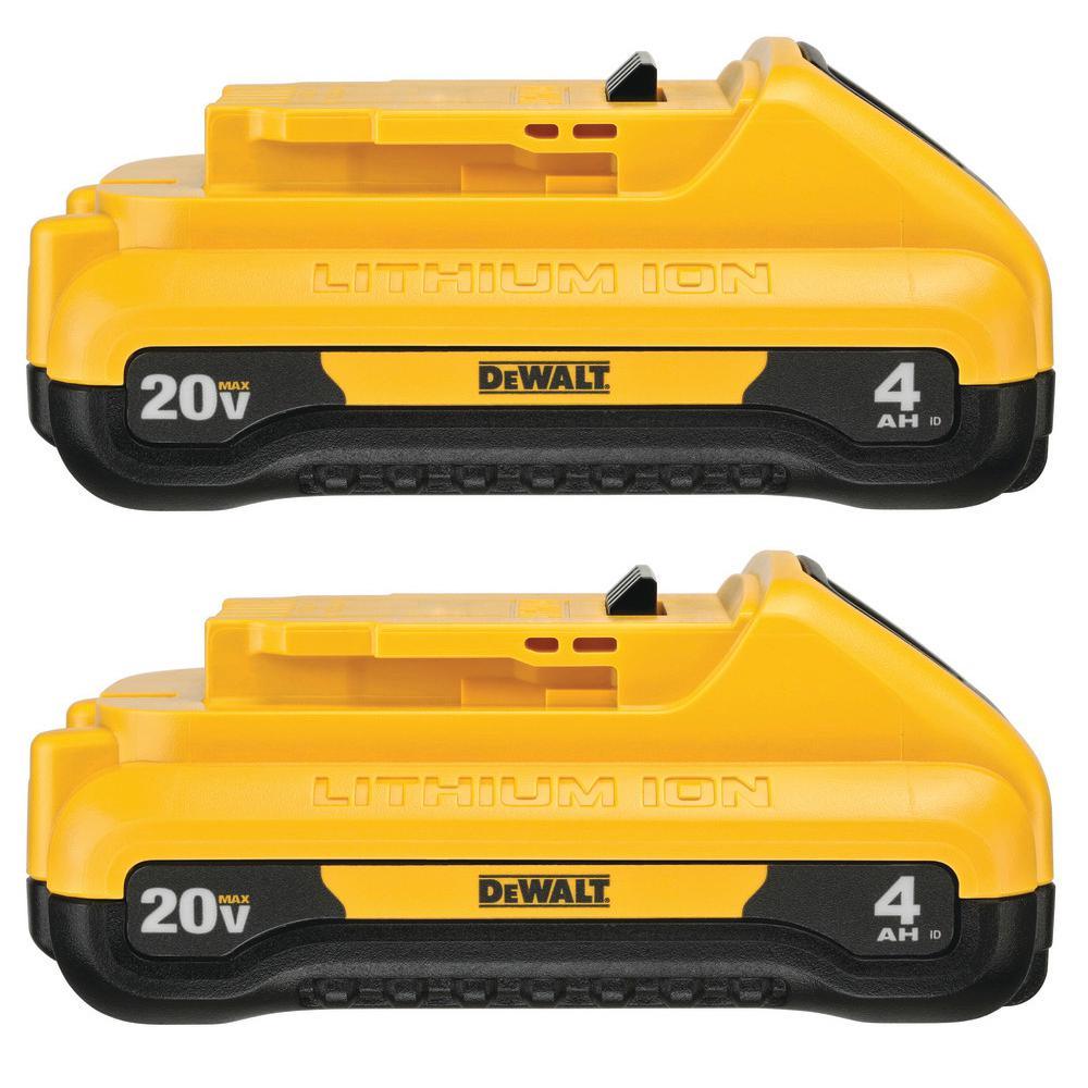 20-Volt MAX Compact Lithium-Ion 4.0Ah Battery Pack (6-Pack) - Super Arbor