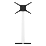 Universal Against the Wall Standing TV Mount in White - Super Arbor