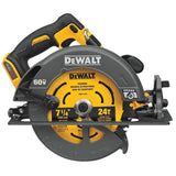 FLEXVOLT 60-Volt MAX Lithium-Ion Cordless Brushless 7-1/4 in. Circular Saw,2 Batteries,Charger,w/Bonus Reciprocating Saw