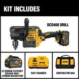 FLEXVOLT 60-Volt MAX Lithium-Ion Cordless Brushless 1/2 in. Stud and Joist Drill w/ (2) Batteries 2Ah, Charger and Bag - Super Arbor