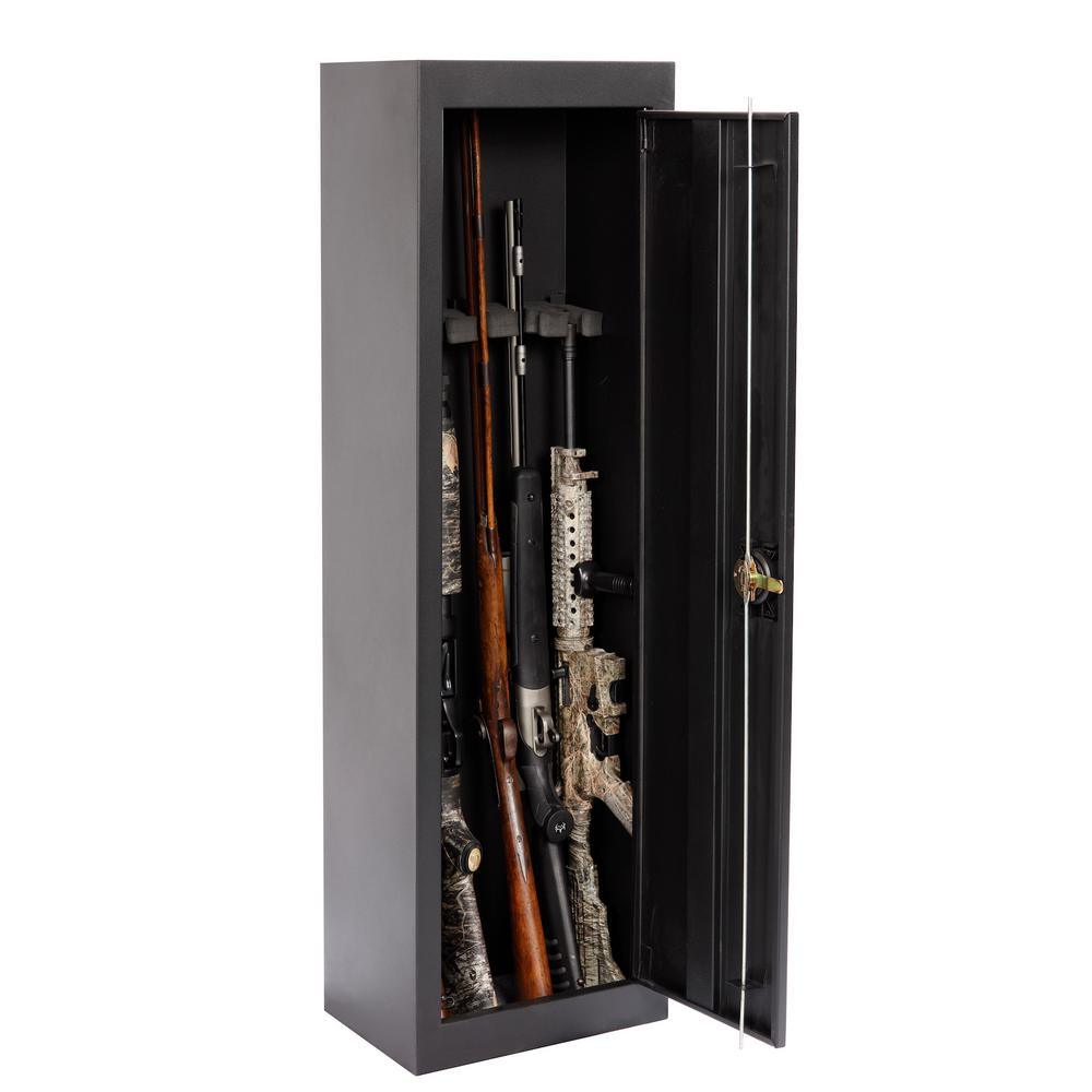 5-Gun Lockable Metal Security Gun Cabinet - Super Arbor