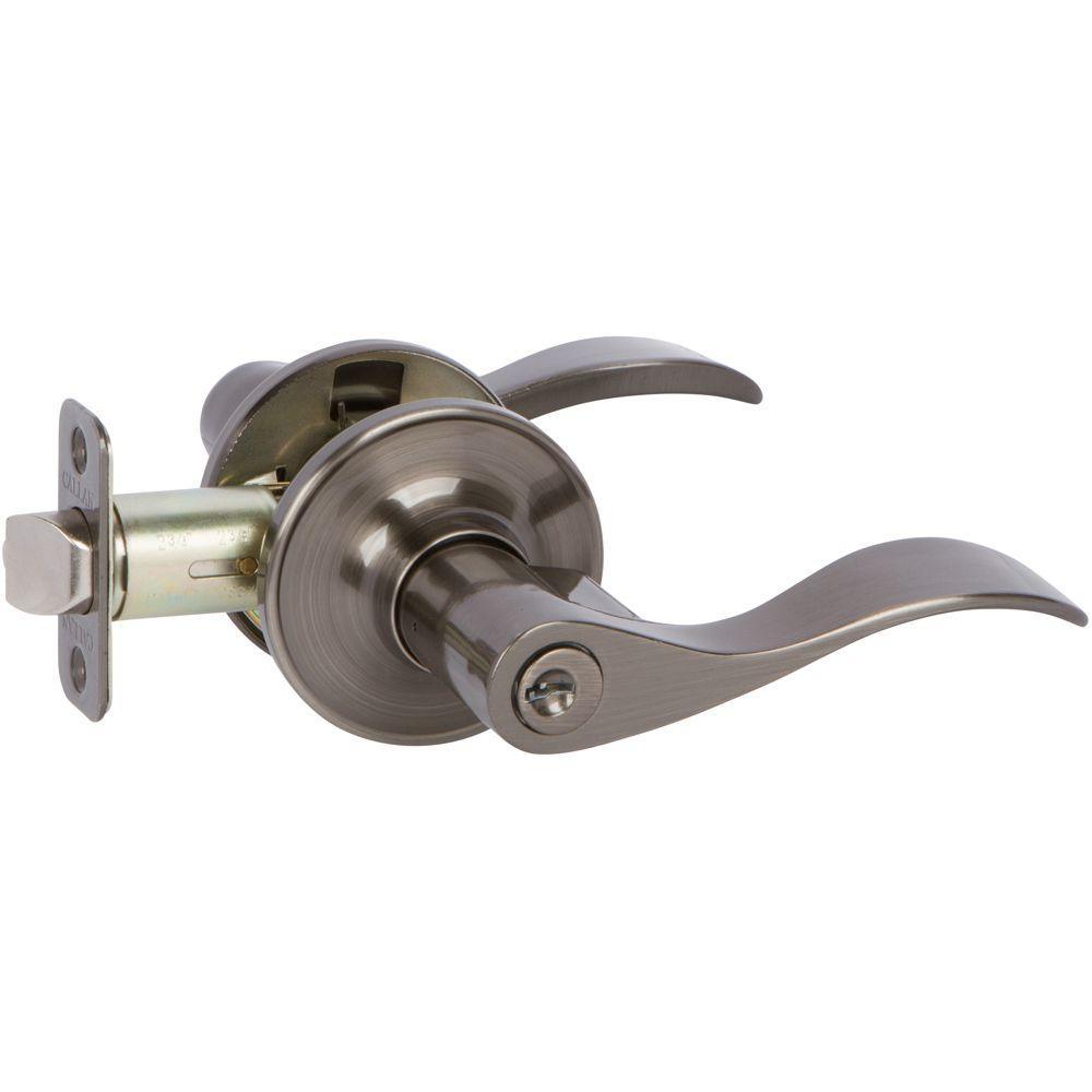 Callan Bennett Edged Oil Rubbed Bronze Keyed Entry Door Lever - Super Arbor