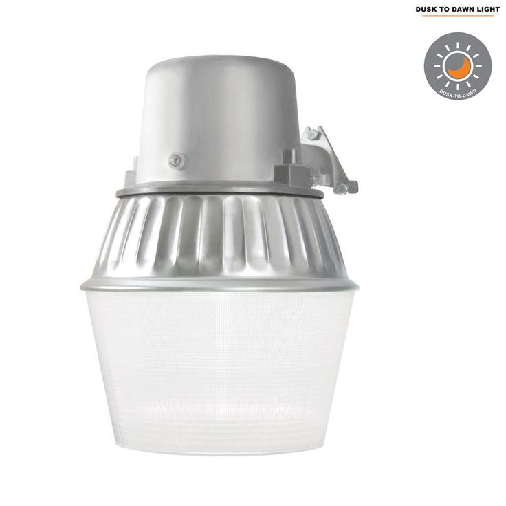 65-Watt Metallic Outdoor Fluorescent Security Wall and Area Light with Dusk to Dawn Photocell Sensor