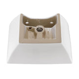 Swiss Madison Sublime Compact Ceramic Wall Hung Sink in White