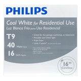 Philips 40-Watt 16 in. Circline T9 Fluorescent Tube Light Bulb Cool White (4100K) (1-Bulb)