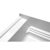 A2 60 in. x 30 in. Single Threshold Left Drain Shower Pan in White - Super Arbor