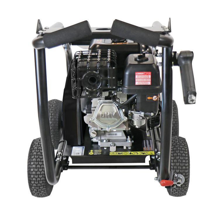 Simpson SuperPro Roll-Cage 4400 PSI at 4.0 GPM 420 cc with AAA Triplex Plunger Pump Cold Water Pressure Washer