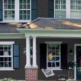 BEHR 5 gal. Black Solid Color House and Fence Exterior Wood Stain - Super Arbor