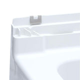 Accord 5 ft. Left Drain Rectangular Alcove Soaking Tub in White - Super Arbor