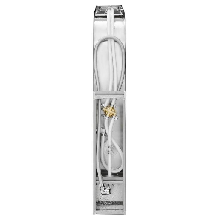 39 in. 2-Jet Easy Connect Shower Panel System in Stainless Steel with Rainfall Waterfall Shower Head and Shower Wand