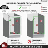 11-in x 22-in x 19-in 27-Quart Soft Close Double Pull Out Trash Can