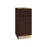 Home Decorators Collection Newport 18 in. W x 24 in. D x 34.5 in. H Assembled Plywood Base Kitchen Cabinet in Manganite with 1ROT Soft Close RH