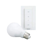 White Ambiance Smart Wireless Lighting Recipe Kit (1 A19 LED 60W Equivalent Dimmable Bulb and Remote Dimmer Switch)