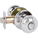 Saxon Polished Chrome Bed/Bath Door Knob - Super Arbor