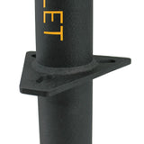 Trailer Valet JXC5 5000 lbs. Load Cap. Center Mounted Hand or Drill Jack with Black Powder Coating and Gear Reduction - Super Arbor