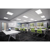 2 ft. x 4 ft. White Integrated LED Dimmable Flat Panel Light with Selectable Color Temperature - Super Arbor
