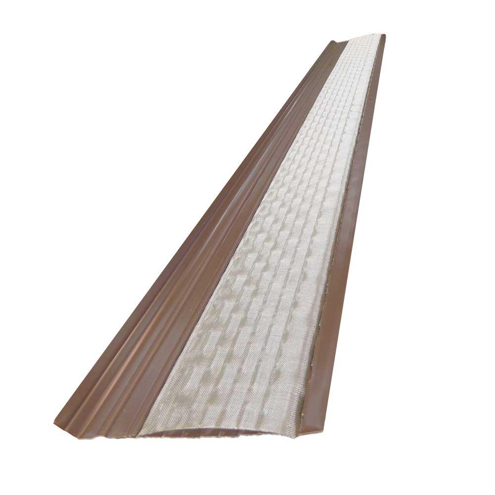 4 ft. x 5 in. Clean Mesh Aluminum Gutter Guard in White (25-per carton) - Super Arbor