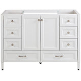Claxby 48 in. W x 34 in H x 22 in. D Bath Vanity Cabinet Only in Cream - Super Arbor
