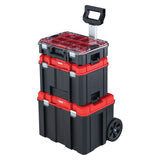 CRAFTSMAN 17.126-in W x 30.9-in H Black Metal Wheels Lockable Tool Box