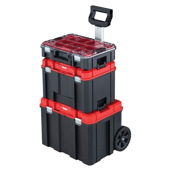 CRAFTSMAN 17.126-in W x 30.9-in H Black Metal Wheels Lockable Tool Box