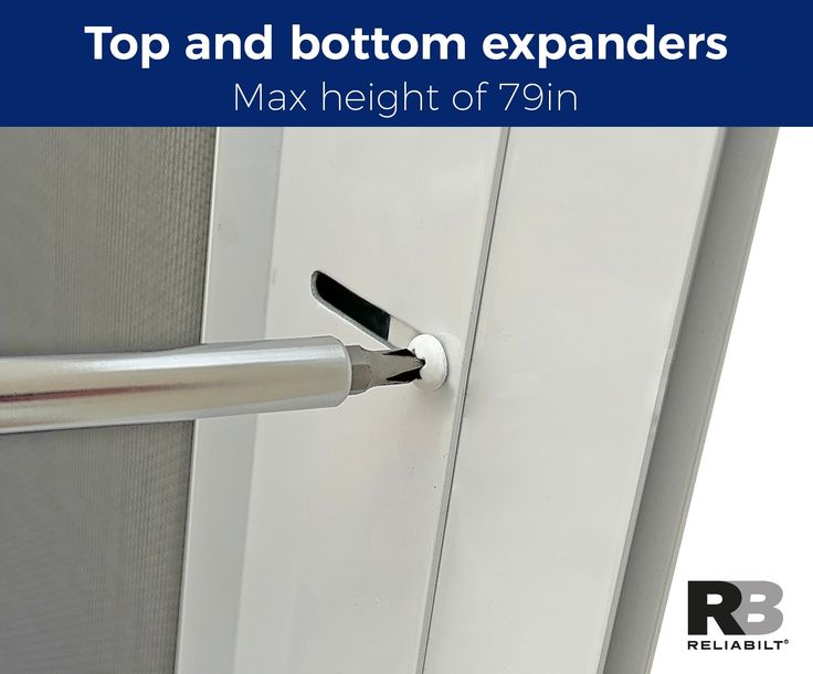 RELIABILT 36-in x 80-in Bronze Aluminum Sliding Patio Screen Door