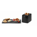 Touchscreen 2-Slice Black Wide Slot Toaster