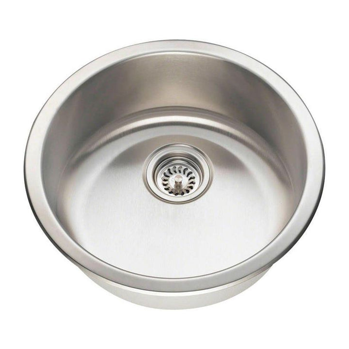 Dualmount Stainless Steel 18 in. Single Bowl Bar Sink