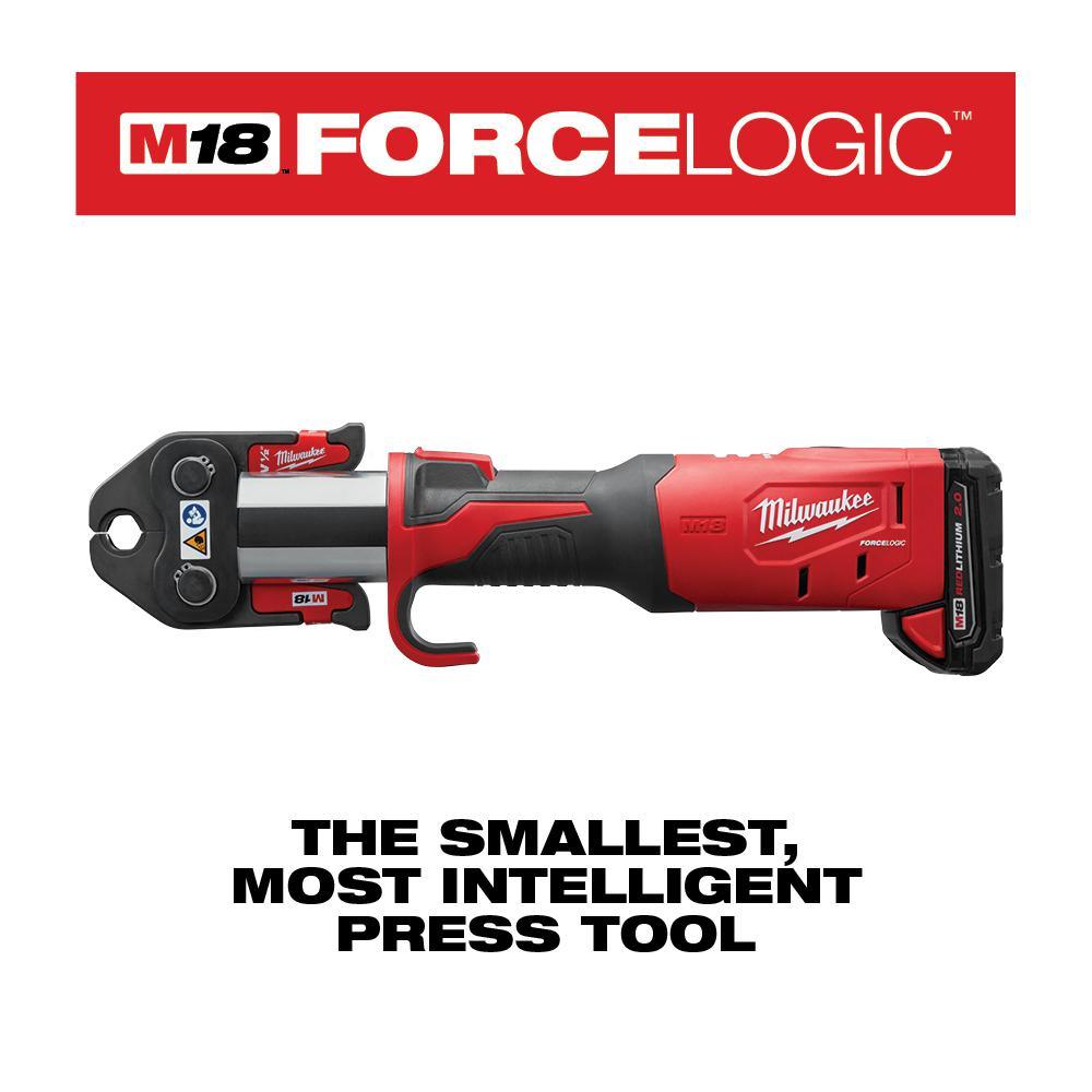 M18 18-Volt Lithium-Ion Brushless Cordless Force Logic Press Tool Kit with Free M18 Fuel Sawzall and Battery - Super Arbor