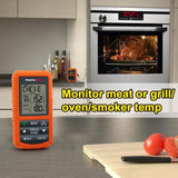 Wireless Remote Digital Cooking Food Meat Thermometer with Dual Probe for Smoker Grill Oven BBQ
