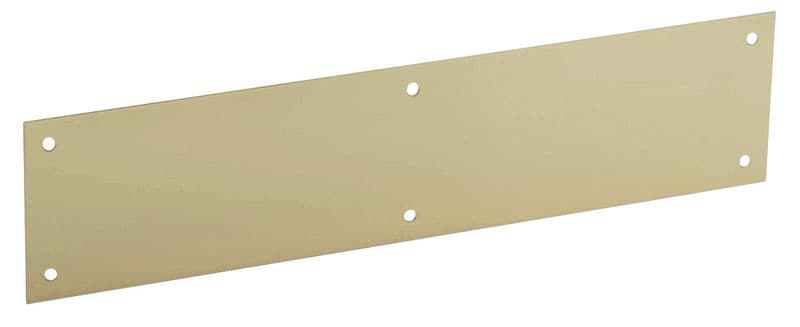 Schlage 6 in. x 30 in. Bright Brass Kick Plate