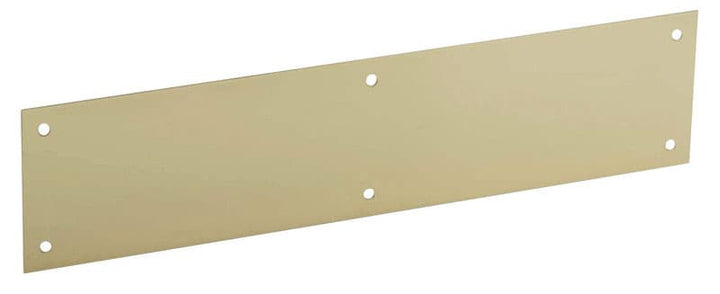 Schlage 6 in. x 30 in. Bright Brass Kick Plate