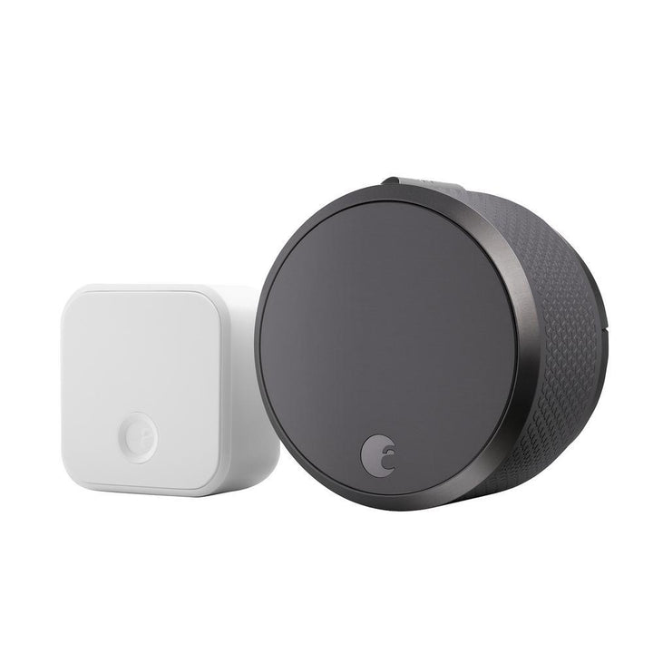 August Smart Lock Pro + Connect, Dark Gray - Super Arbor