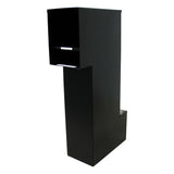 Manchester Antique Copper Column Mount Locking Drop Chute Mailbox with Plain Door Faceplate - Super Arbor