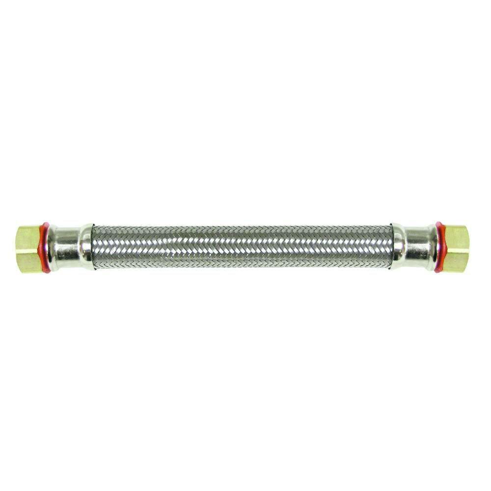 3/4 in. FIP x 3/4 in. FIP x 24 in. Stainless Steel Water Heater Supply Line - Super Arbor