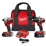 M18 18-Volt Lithium-Ion Brushless Cordless Hammer Drill/Impact/Reciprocating Saw Combo Kit (3-Tool) with 4-Batteries - Super Arbor