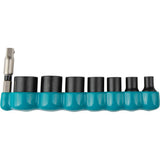 ImpactXPS 1/4 in. Drive 6-Point SAE Impact Socket Set with Standard Socket Adapter (8-Piece) - Super Arbor