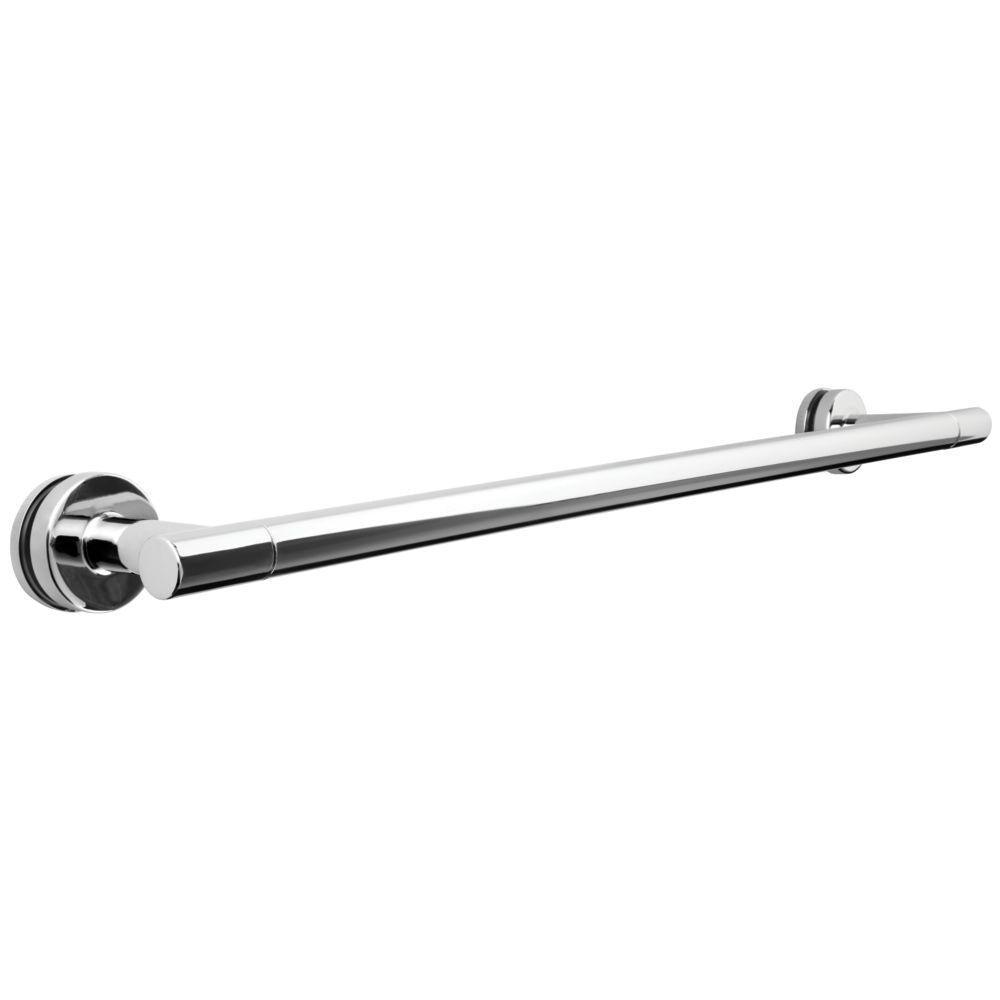 Lyndall 60 in. x 58-1/8 in. Semi-Frameless Traditional Sliding Bathtub Door in Chrome with Rain Glass - Super Arbor