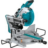 Makita 18V X2 LXT Brushless Cordless 10 in. Dual-Bevel Sliding Compound Miter Saw Kit, 5.0Ah, with Bonus Router