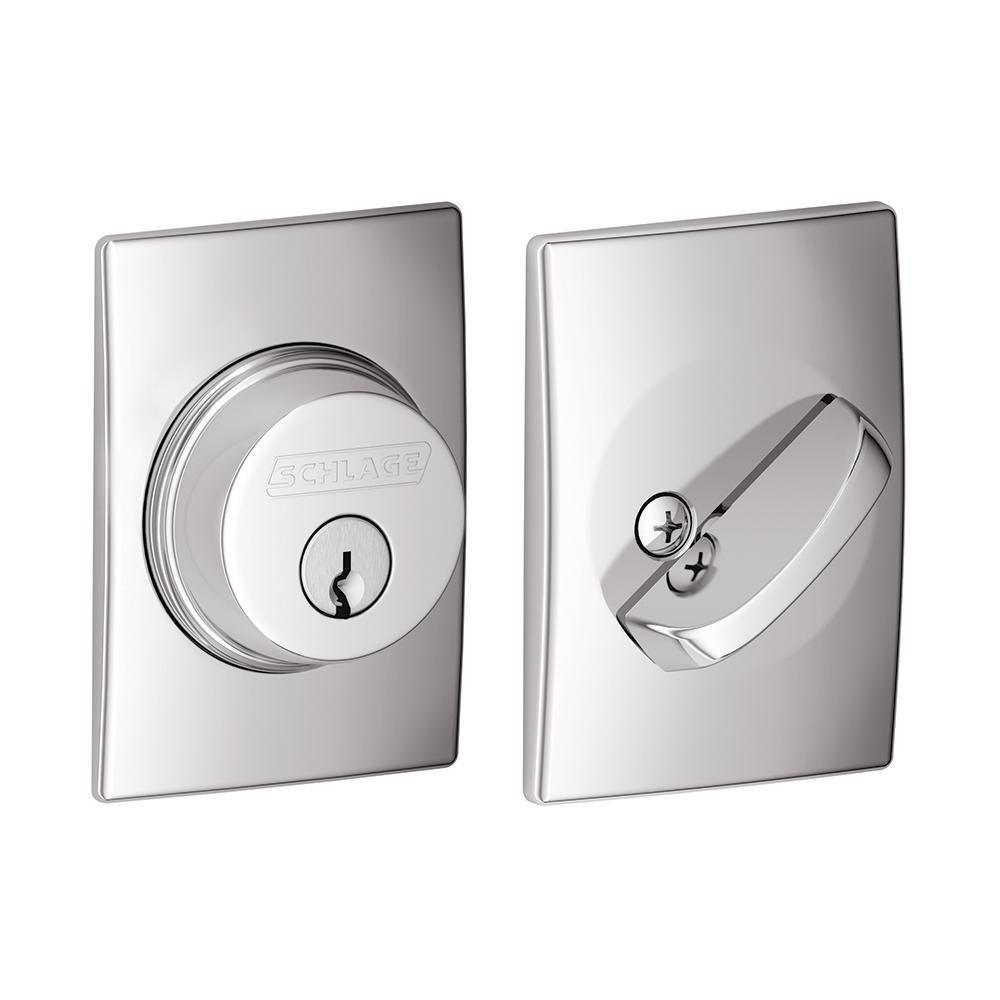 Century Matte Black Single Cylinder Deadbolt - Super Arbor