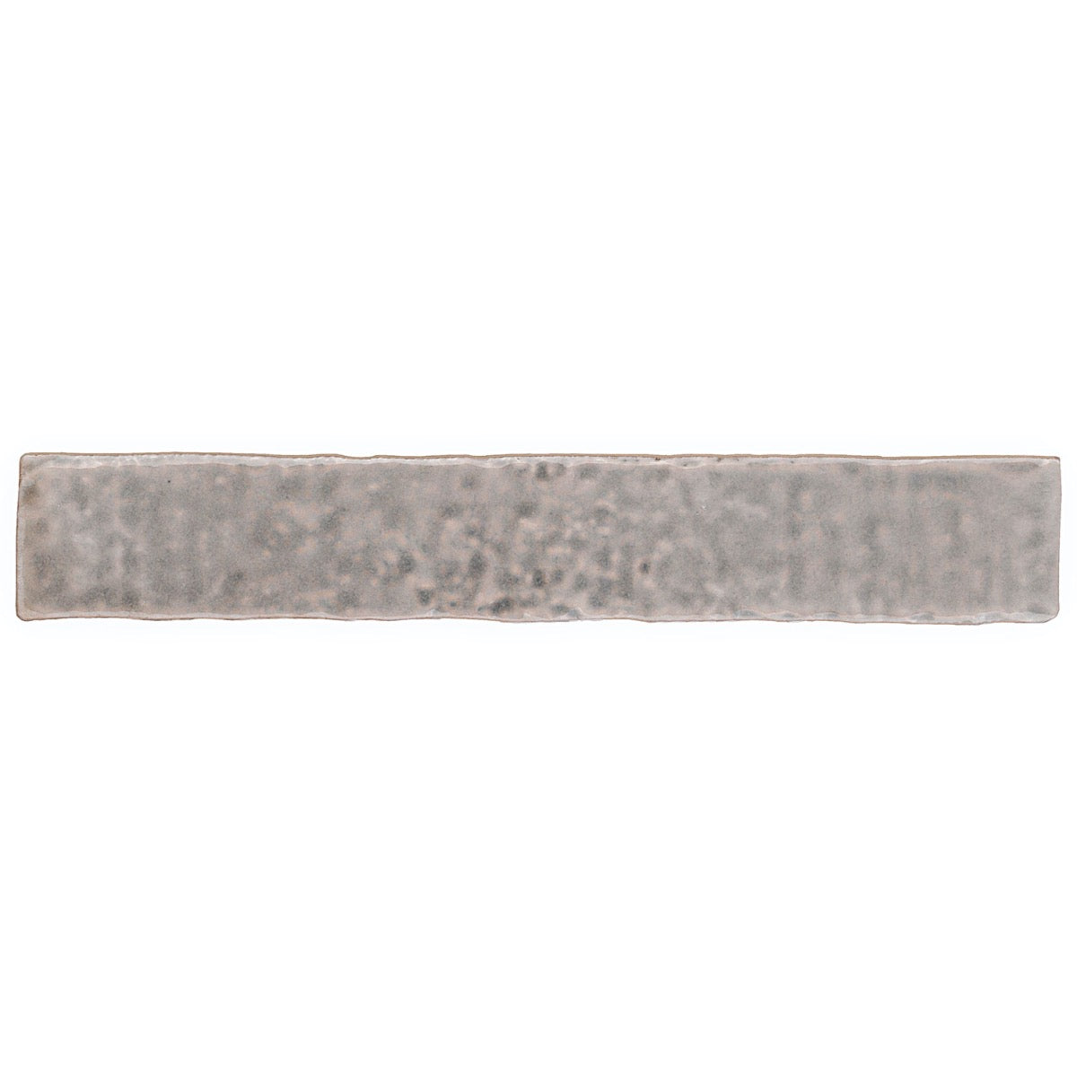 Wabi Sabi Agata Gray 1.5x9 Crackled Glossy Ceramic Tile - Lux Tile