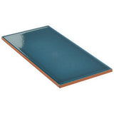 Seaside Marine Blue 4x8 Crackled Glossy Ceramic Tile - Lux Tile