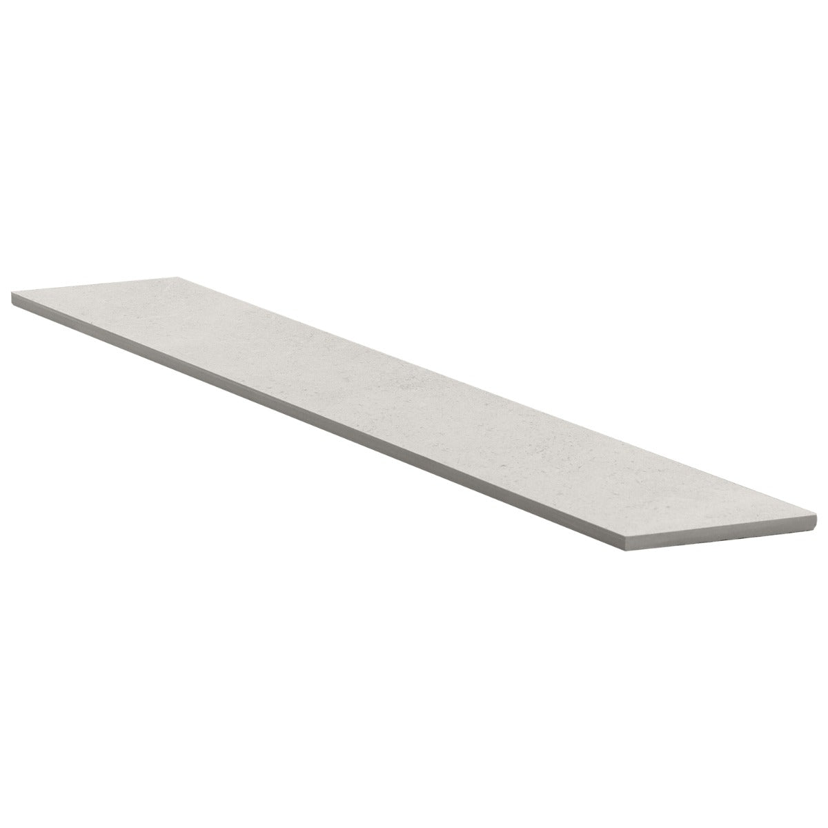Lux Tile New Rock Perla White 4x21 Chevron Matte Porcelain Tile