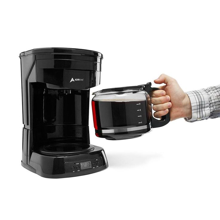 12-Cup Programmable Black Drip Coffee Maker with Automatic Shut-Off