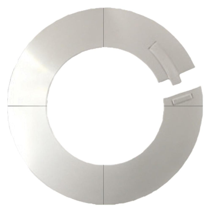 Stainless Steel Cosmetic Ring Cover for Tankless Water Heater 3 in. PVC Venting Pipe - Super Arbor
