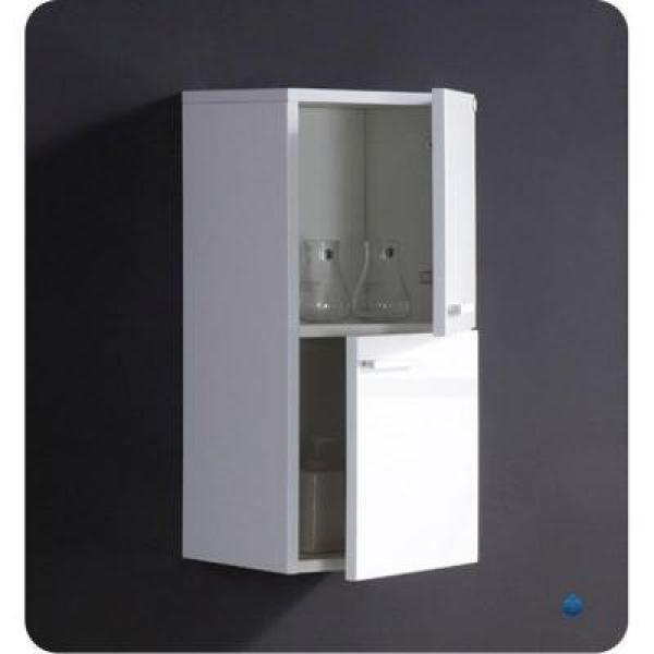 12-63/100 in. W x 27-1/2 in. H x 12 in. D Bathroom Linen Storage Cabinet in White - Super Arbor