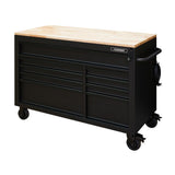 52 in. 9-Drawer Mobile Workbench in Gloss Blue - Super Arbor