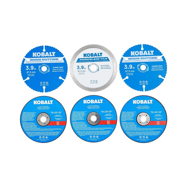 Kobalt 6-Pack 4-in High-Speed Steel Circular Saw Blade Set